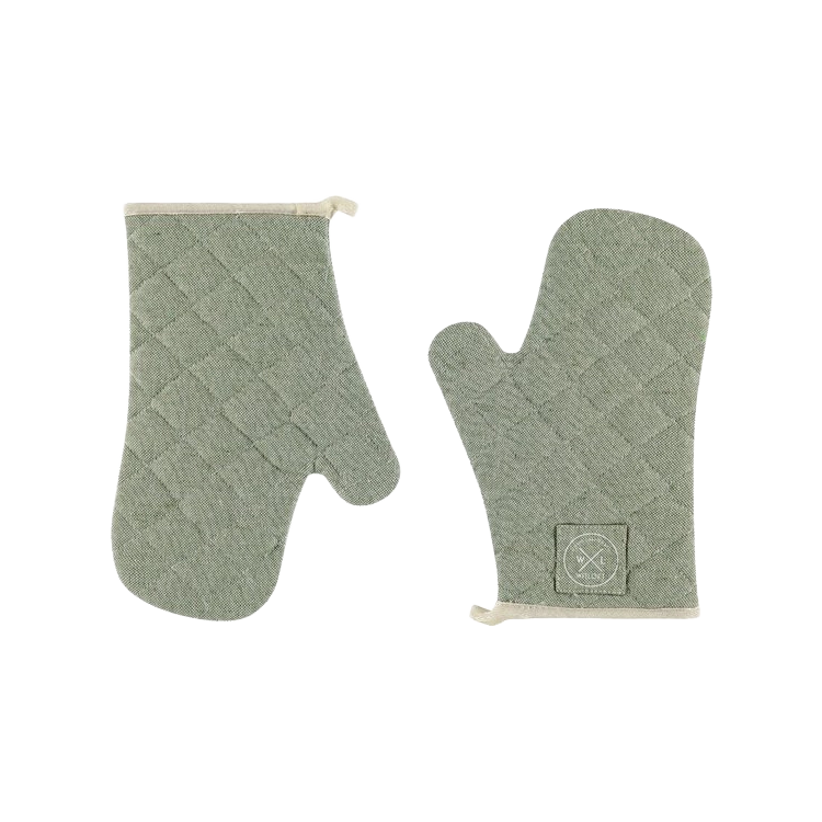 Witloft By Combekk – Ovenwanten set van 2 Gerecycled Katoen Pistache